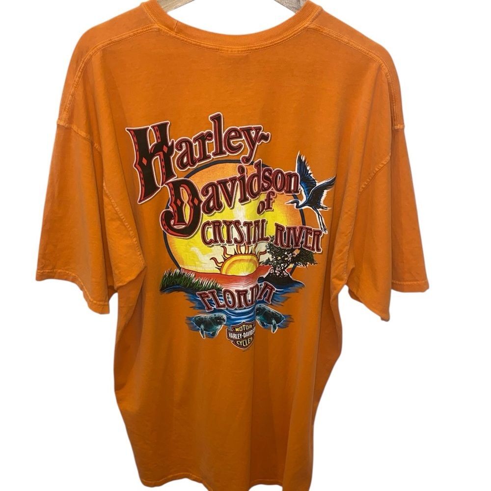 HARLEY DAVIDSON Crystal River Florida Mens Tee